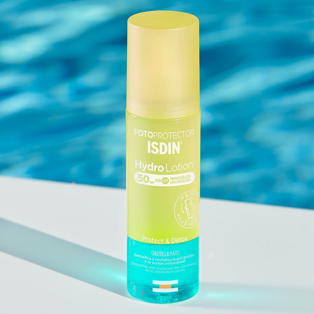 ISDIN Fotoprotector Hydro Lotion SPF 50 – Haute Protection Solaire Protect & Detox