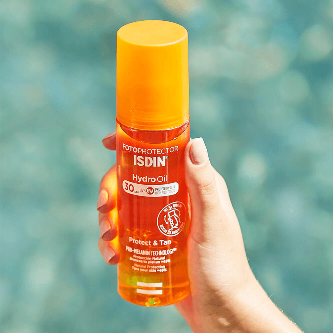 ISDIN Fotoprotector Hydro Oil SPF 30 – Huile Solaire Protect & Tan Haute Protection